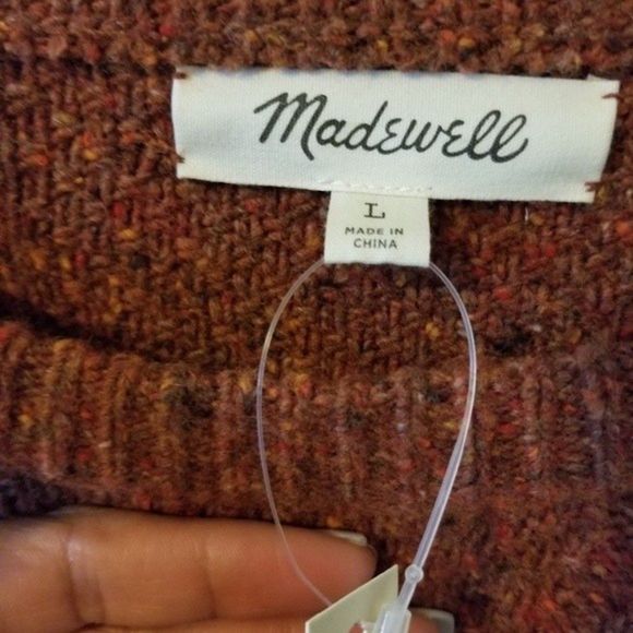 Madewell Donegal Cableknit Fisherman Jumper Sweater - Picture 7 of 14